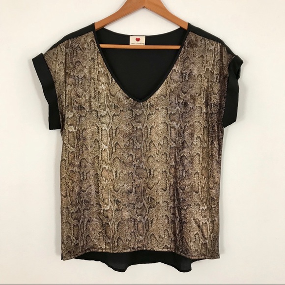 Brand New Snake Print Top - Picture 2 of 5